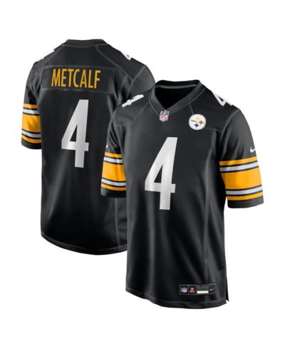 Nike Big Boys and Girls DK Metcalf Black Pittsburgh Steelers Game Player Jersey