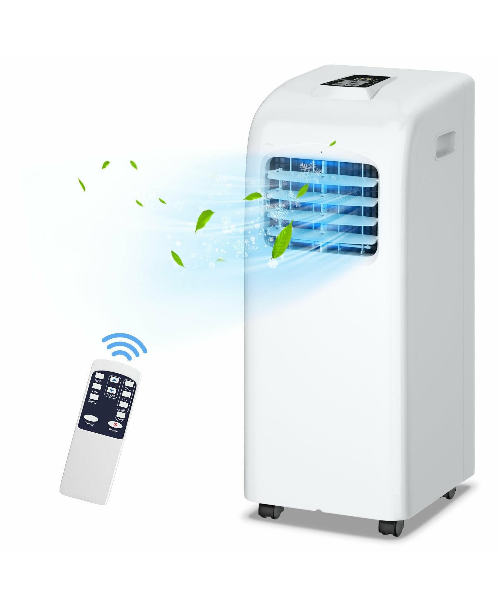 8000BTU Air Conditioner Portable, Freestanding Room AC Unit with Dehumidifier Function