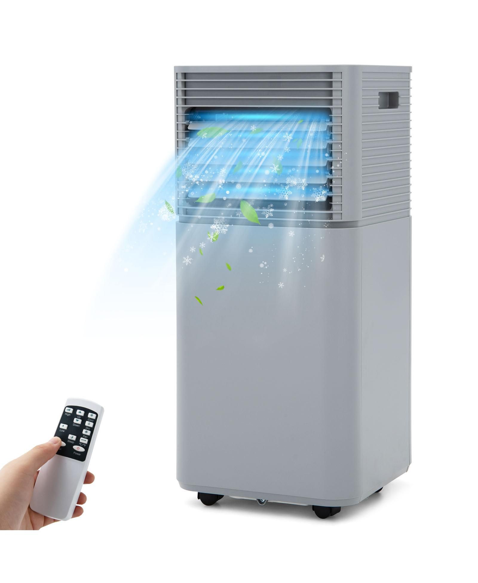 Кондиционер Mecale Portable Air Conditioner 3-in-1 AC Unit с Dehumidifier, Fan, and 24H Timer