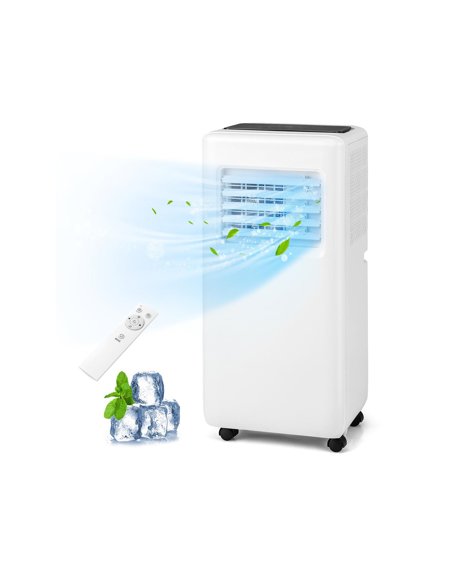 3-in-1 8000 BTU Portable Air Conditioner with Remote Control