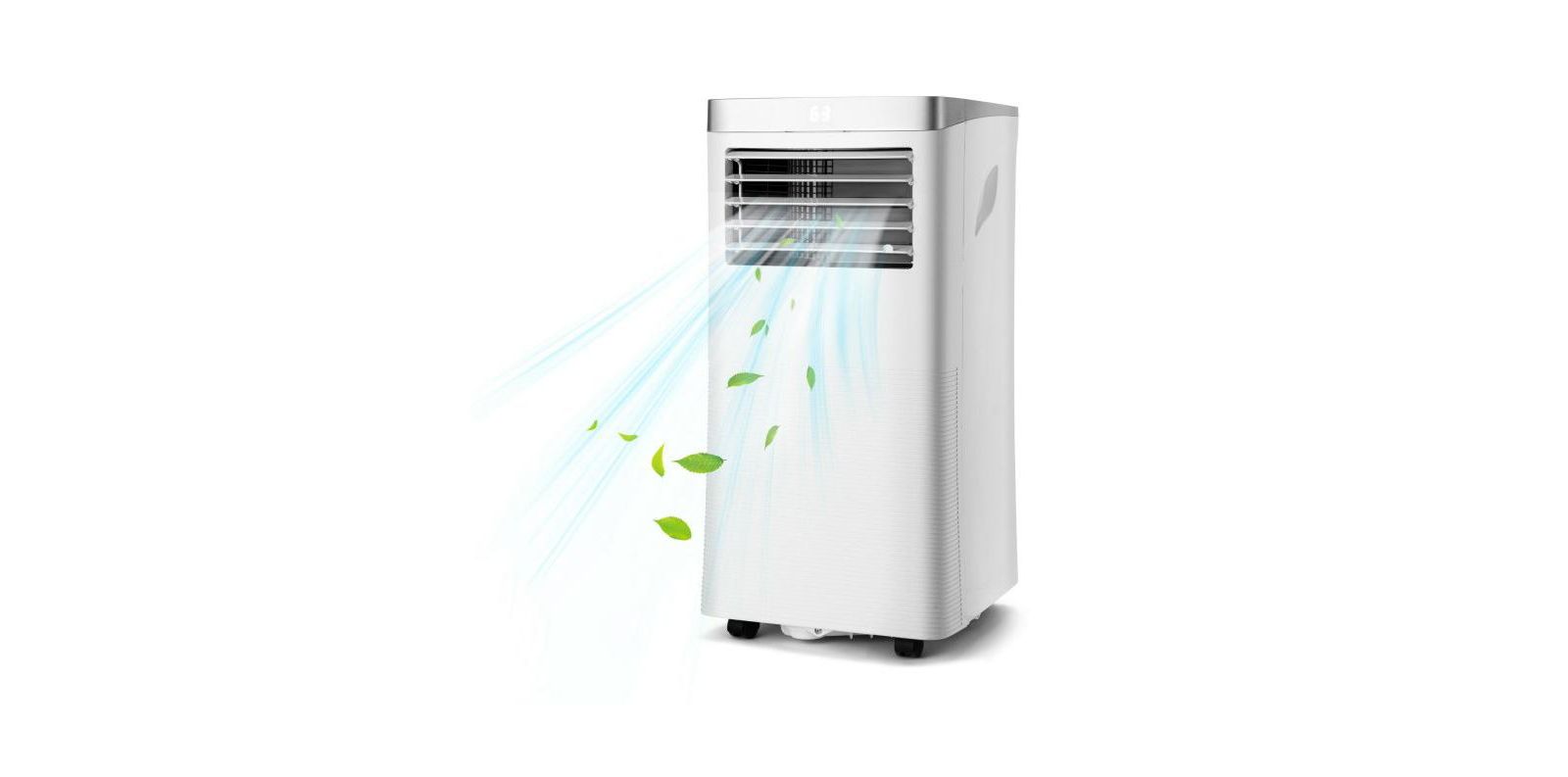 8000 BTU 3-in-1 Portable Air Conditioner with Remote Control