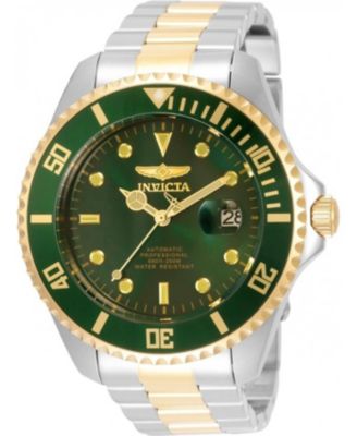 Invicta мужские автоматические часы Pro Diver 35727 с зеленым циферблатом и тремя стрелками