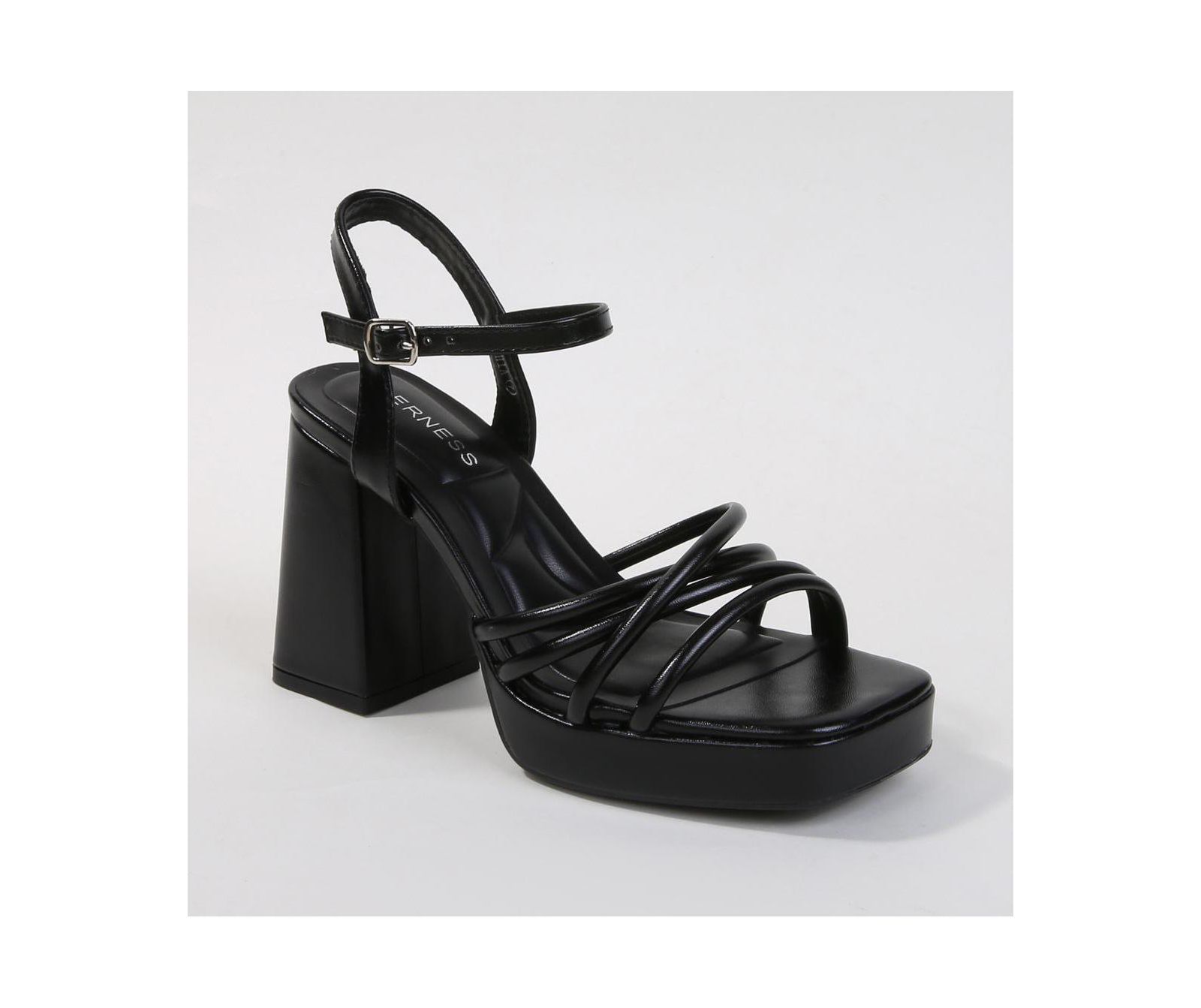 Cinthia Tubular Strap Platform Block Heel Sandals