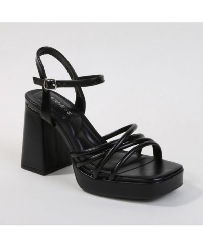 Cinthia Tubular Strap Platform Block Heel Sandals