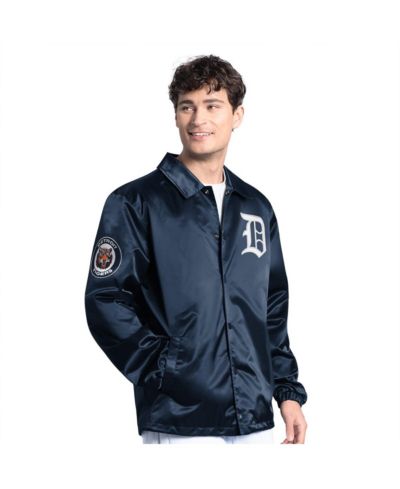 Мужская куртка Starter Detroit Tigers Cooperstown Collection Point Man, темно-синяя