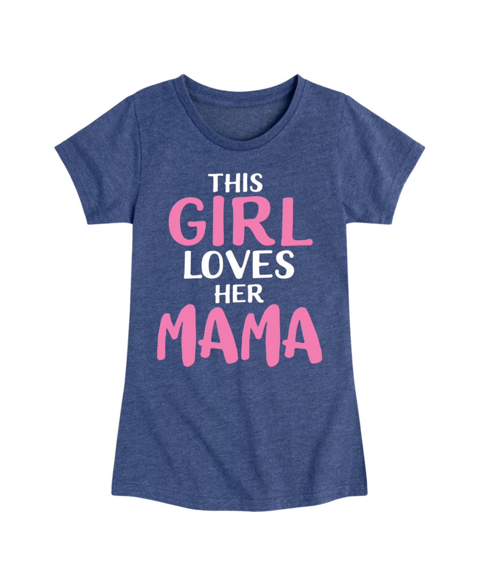 Hybrid Apparel Big Girls This Girl Loves Her Mama Graphic T-Shirt