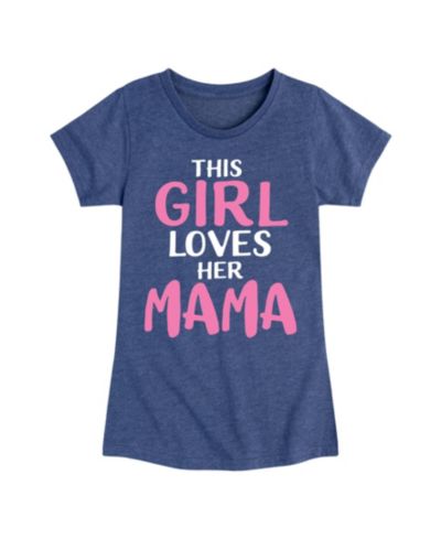 Детская футболка Hybrid Apparel This Girl Loves Her Mama Graphic