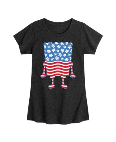 Hybrid Apparel Детская футболка Sponge Bob Square Pants Americana Flag Graphic