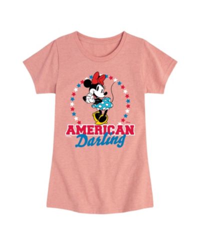 Детская футболка Hybrid Apparel Big Girls Disney Minnie American Darling Graphic