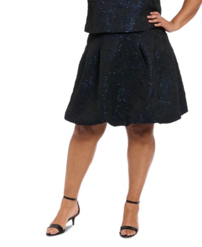 Юбка Muse Plus Size Floral Jacquard Bubble Skirt