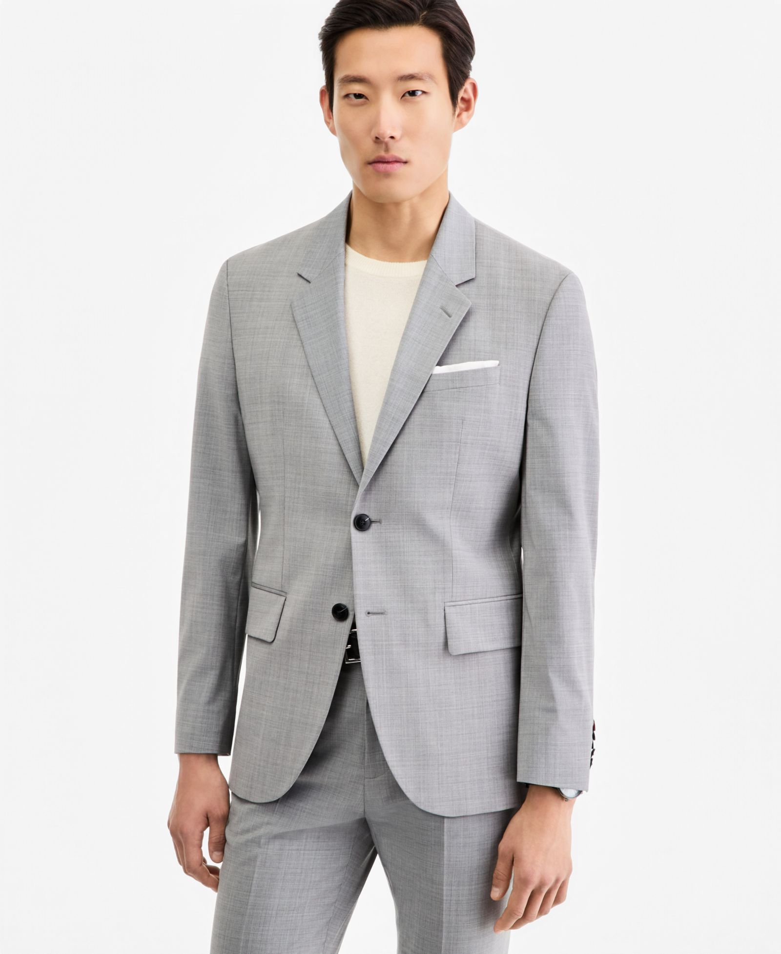 Men's Modern-Fit Dark Gray Suit Separates Jacket