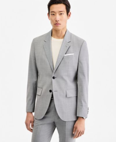 Мужской пиджак Hugo by Hugo Boss Modern-Fit Dark Gray Suit Separates