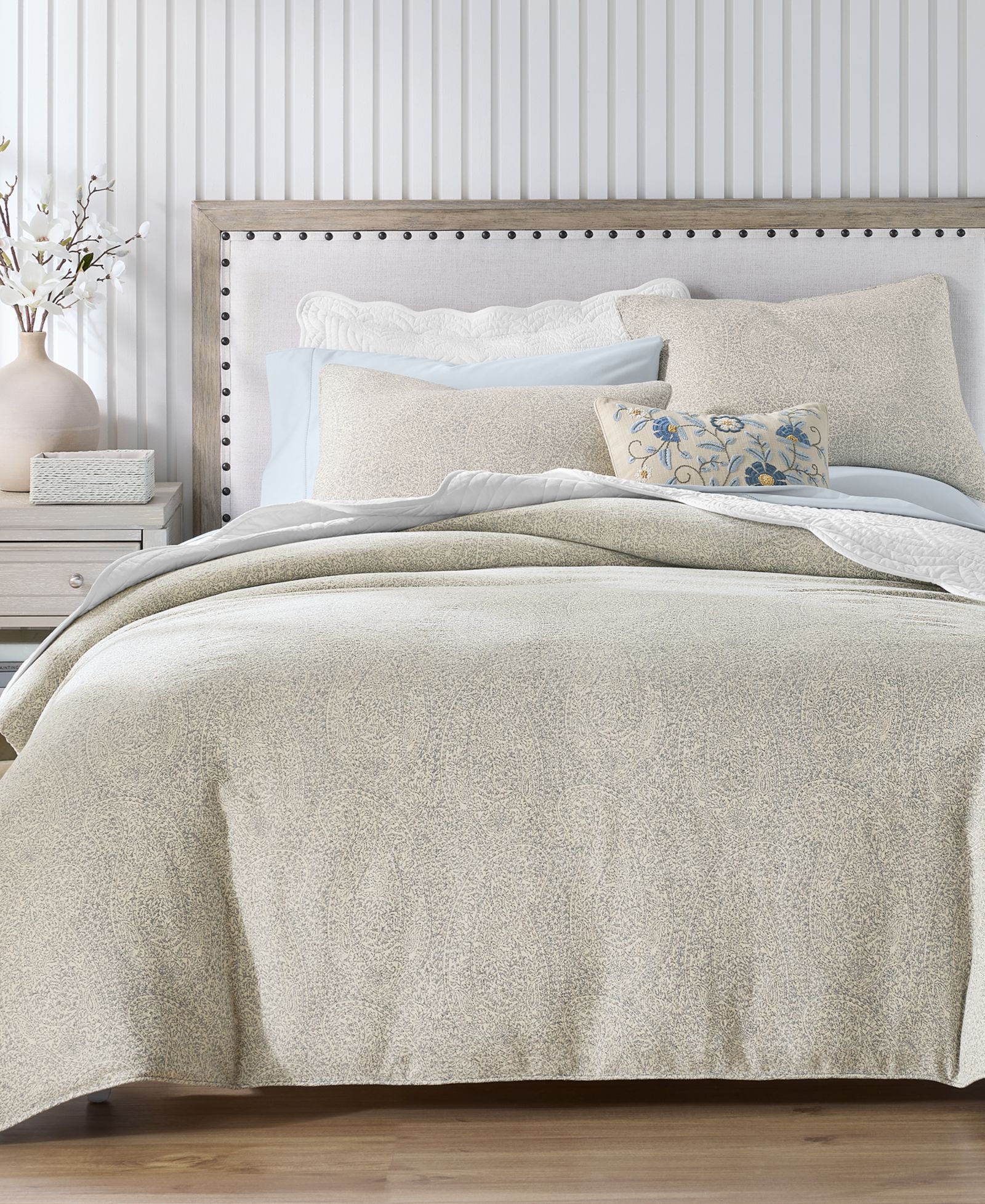 Комплект постельного белья Charter Club Emilia Paisley 3-Pc. Comforter Set King