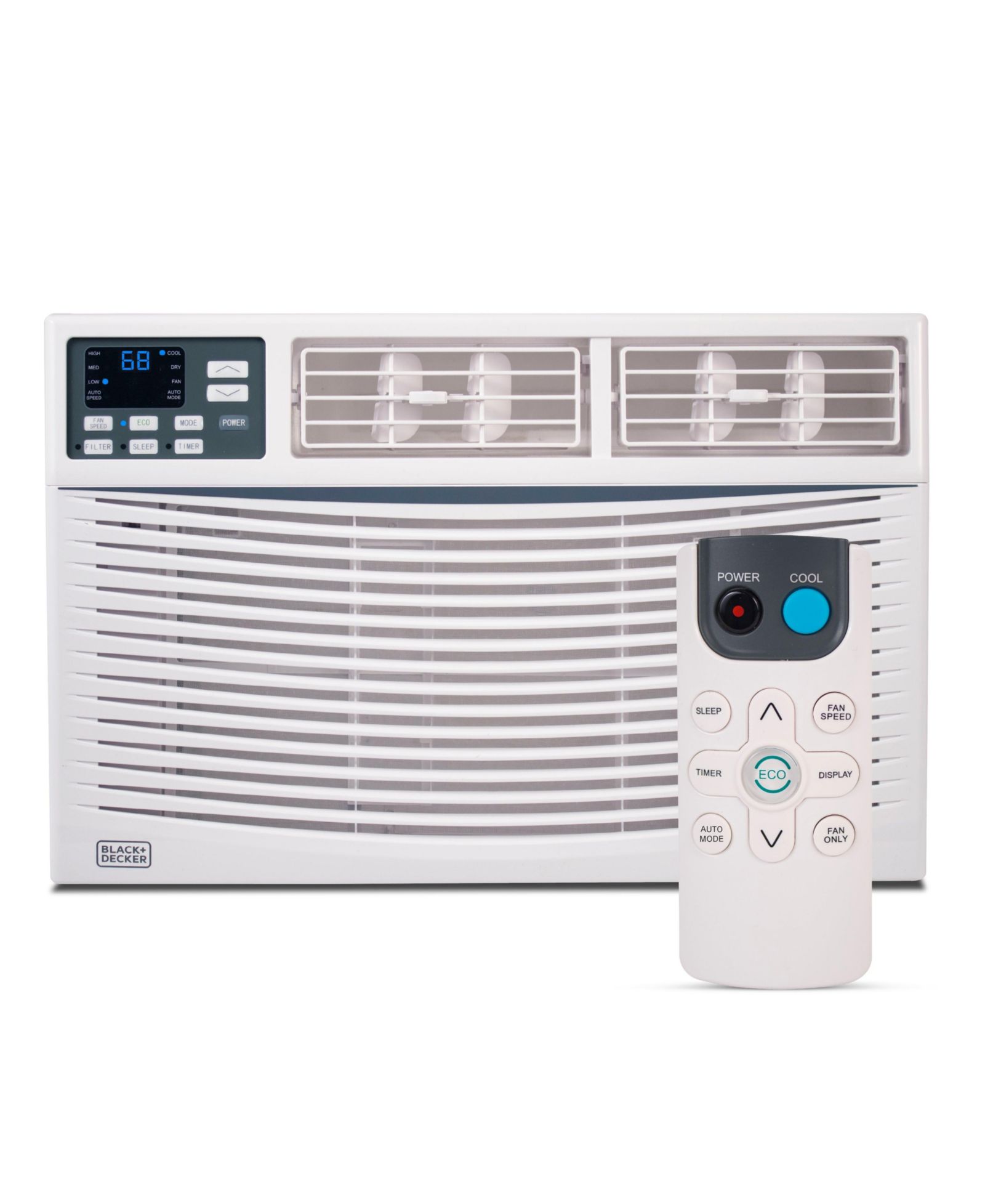 BLACK+DECKER Window Air Conditioner 10,000 BTU, BWAC10WTB, White