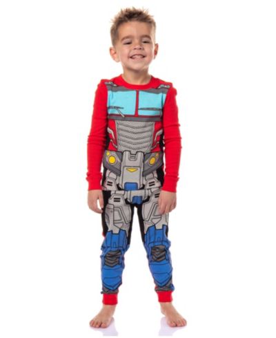Детский комплект пижамы Transformers Toddler Boys Optimus Prime 2 Piece Tight Fit Long Sleeve