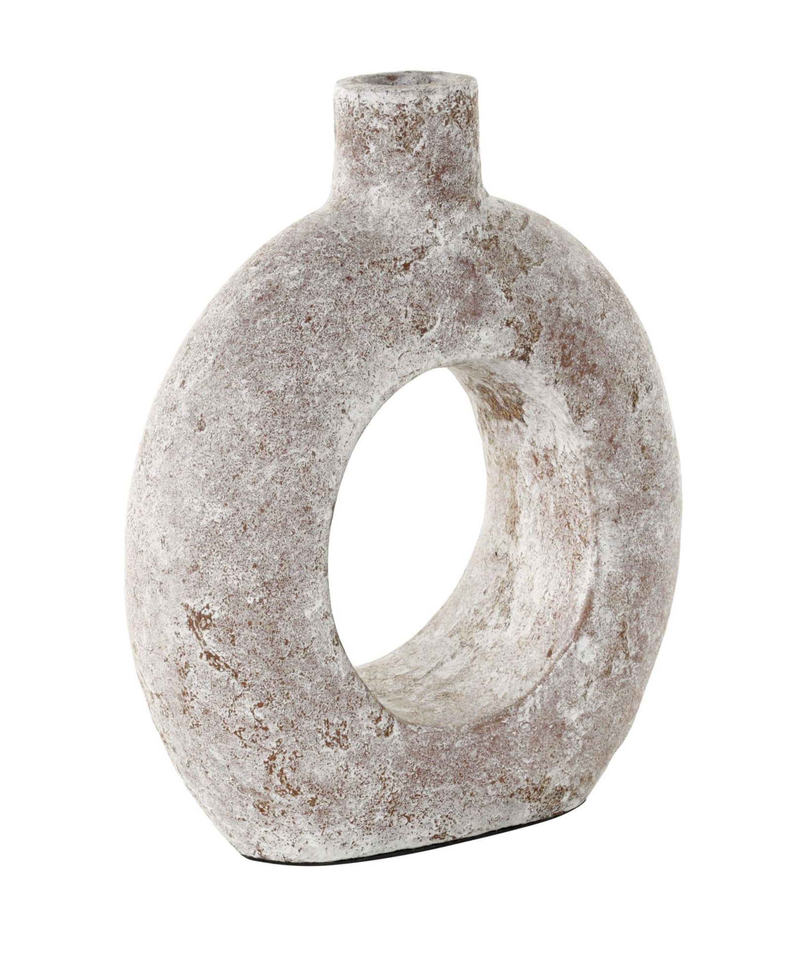 Керамическая ваза Rosemary Lane 12" Antique Style Donut Textured