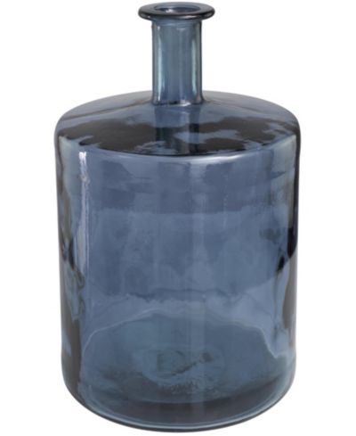 Rosemary Lane Glass 18" Bottleneck Modern Vase
