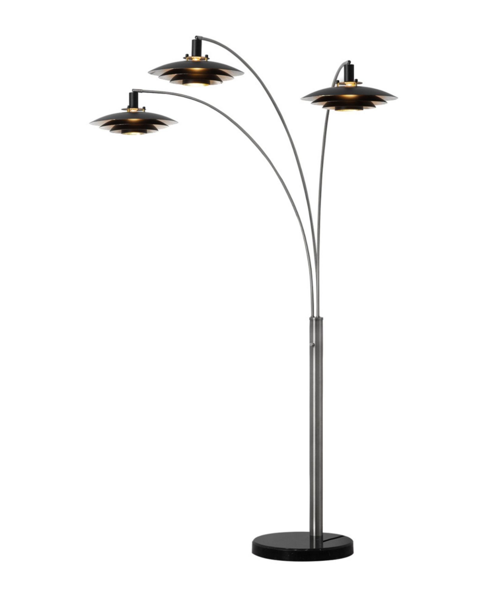 Напольная лампа Nova of California Rancho Mirage 3 Light Arc