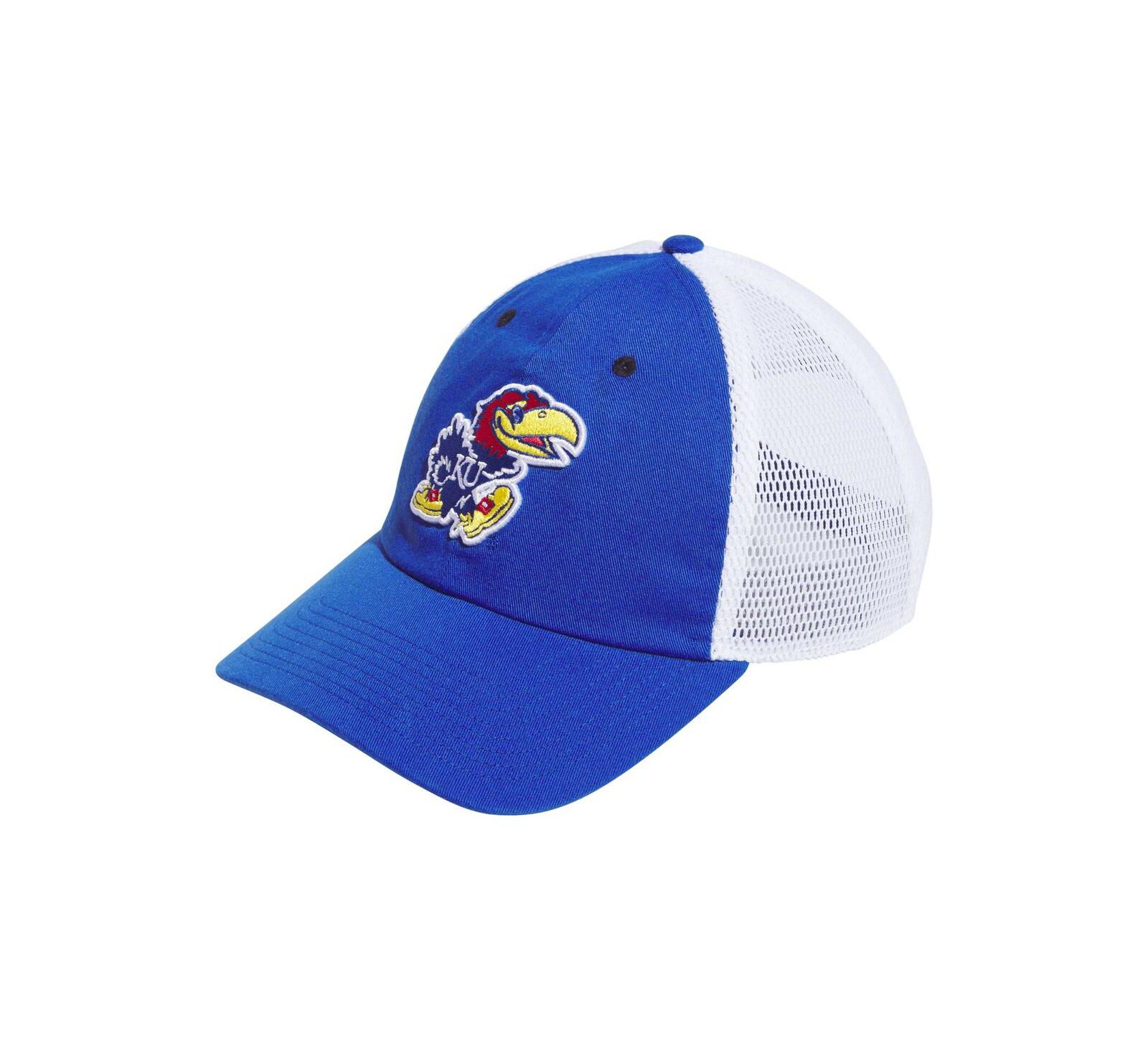 Adidas Men's Royal Kansas Jayhawks Mascot Slouch Trucker Adjustable Hat