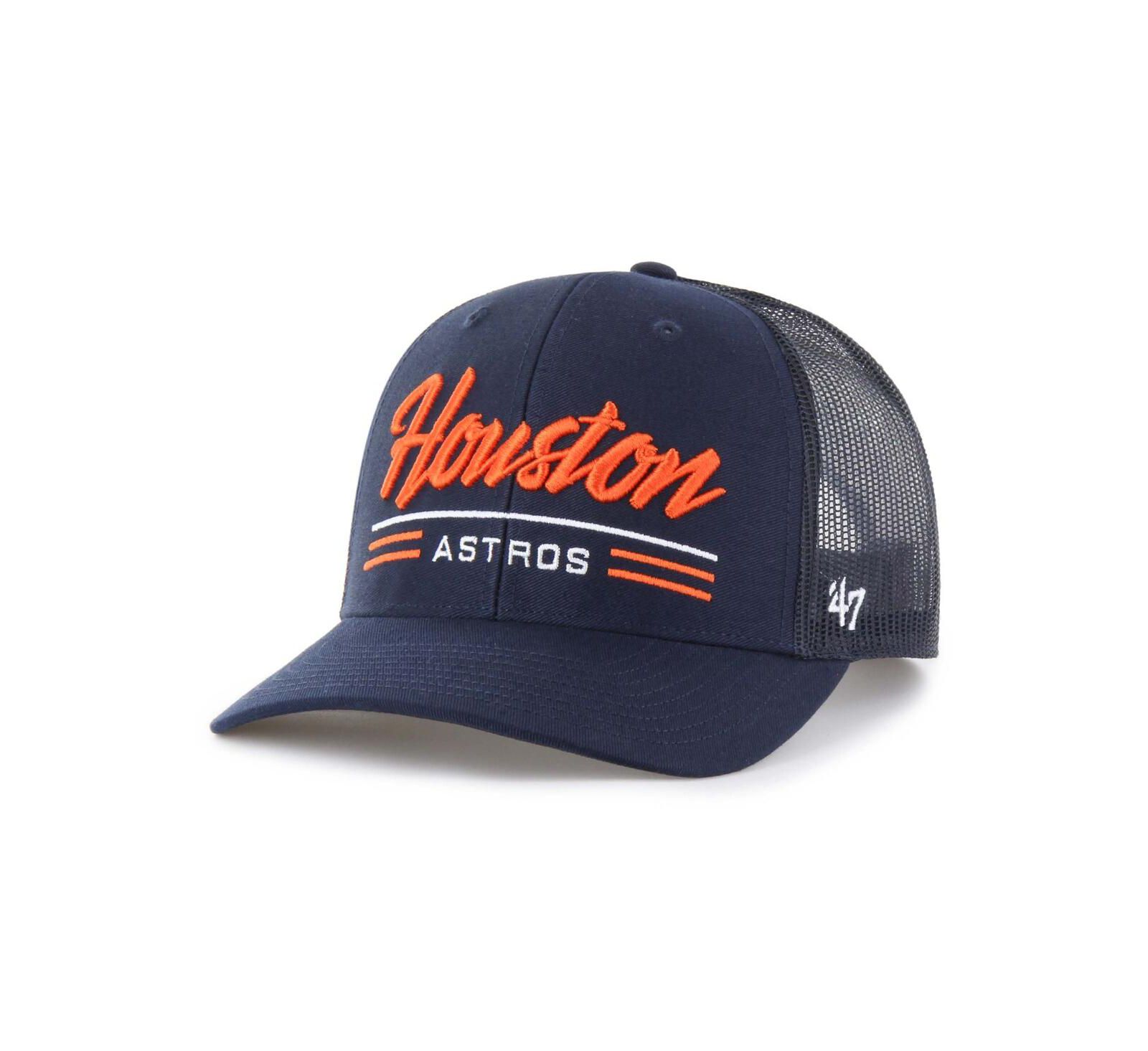 '47 Brand Men's Navy Houston Astros Garner Trucker Adjustable Hat