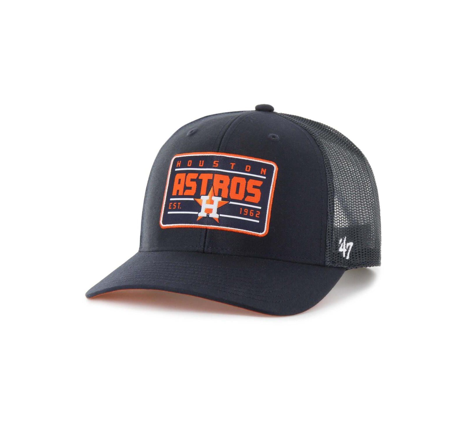 '47 Brand Men's Navy Houston Astros Hardline Trucker Adjustable Hat