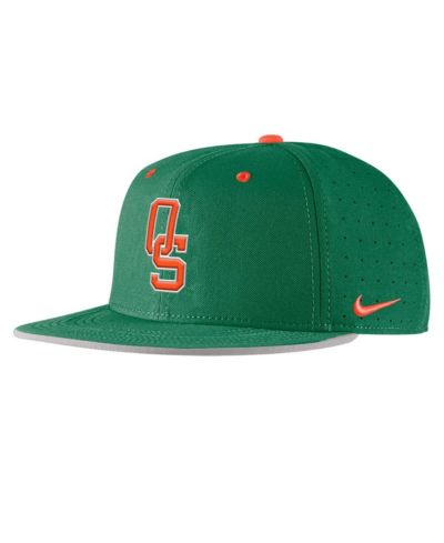 Nike Мужская бейсболка Oklahoma State Cowboys 2025 On-Field True Performance, зеленая