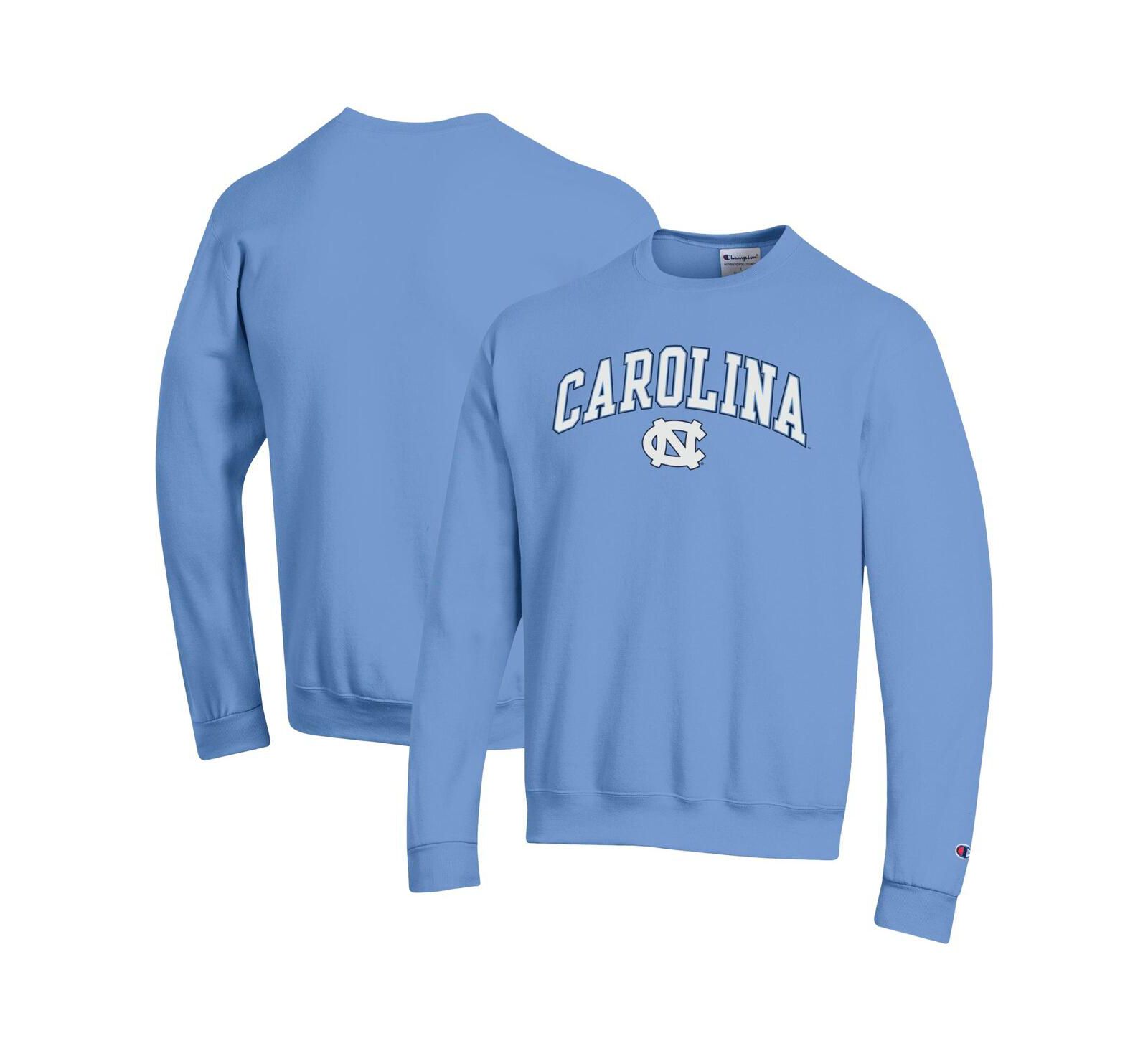 Champion Мужская толстовка Carolina Blue North Carolina Tar Heels Arch Over Logo