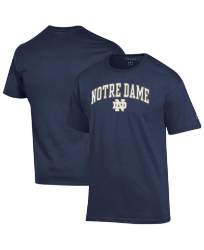 Champion Men's Navy Notre Dame Fighting Irish Arch Over Logo T-Shirt