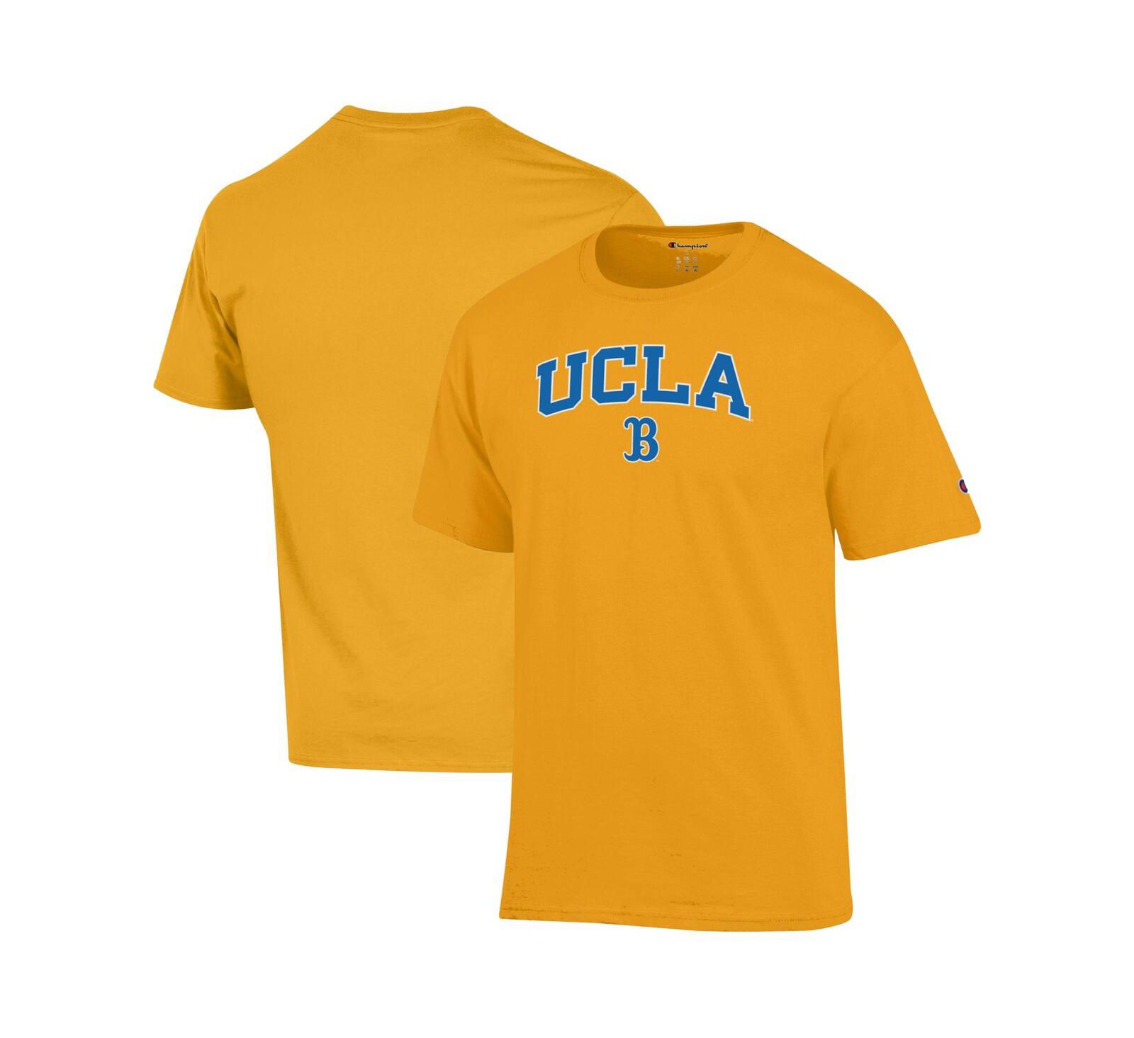 Мужская футболка Champion Gold UCLA Bruins с арочным логотипом