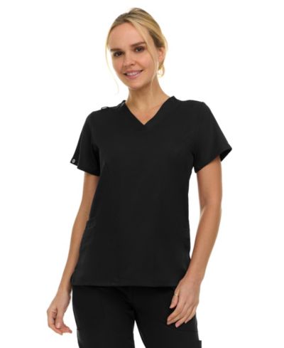 Женский медицинский топ Medichic Eleanor с V-образным вырезом, Shocking Pink, Medium