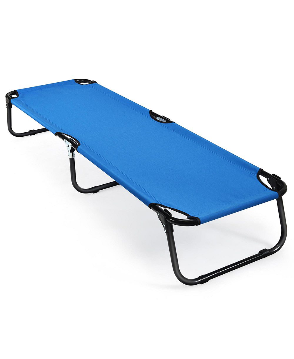 Складная походная кровать Gymax Folding Camping Bed