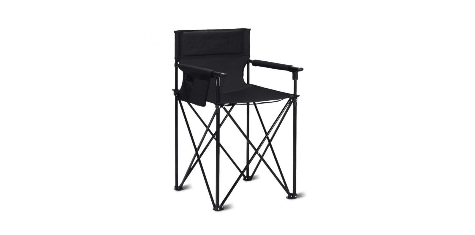 Portable 38 Inch Oversized High Camping Fishing Folding Chair
