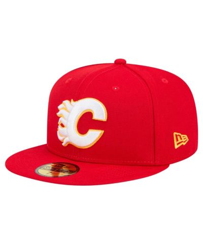 New Era кепка 59FIFTY Core Calgary Flames, красная, Мужская