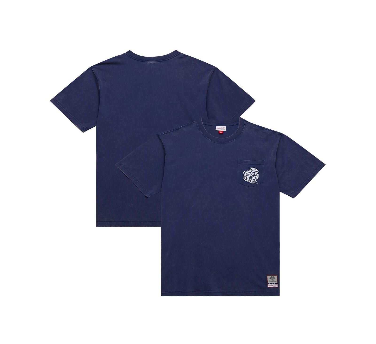 Mitchell & Ness Men's Navy Michigan Wolverines Big & Tall Fade Away Premium T-Shirt