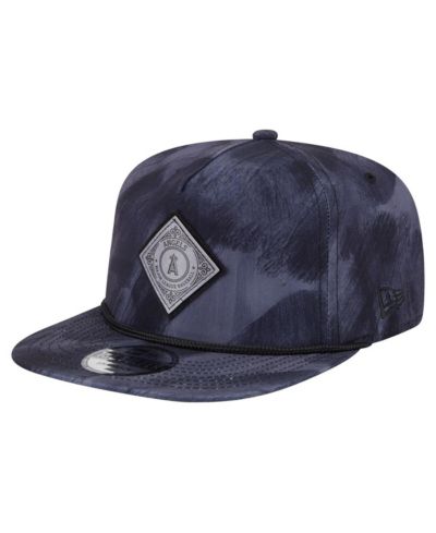 Мужская кепка New Era Los Angeles Angels Printed Golfer Snapback, темно-синяя