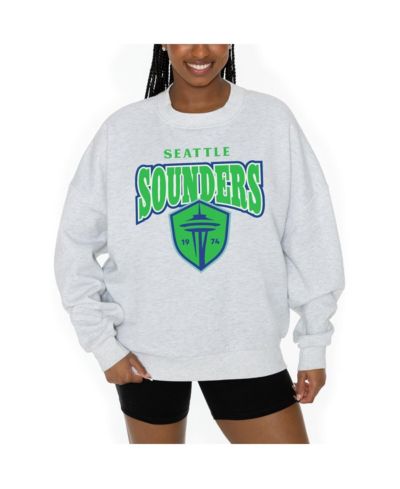 Женское свитшот Gameday Couture Ash Seattle Sounders FC Pitch Pride Pullover