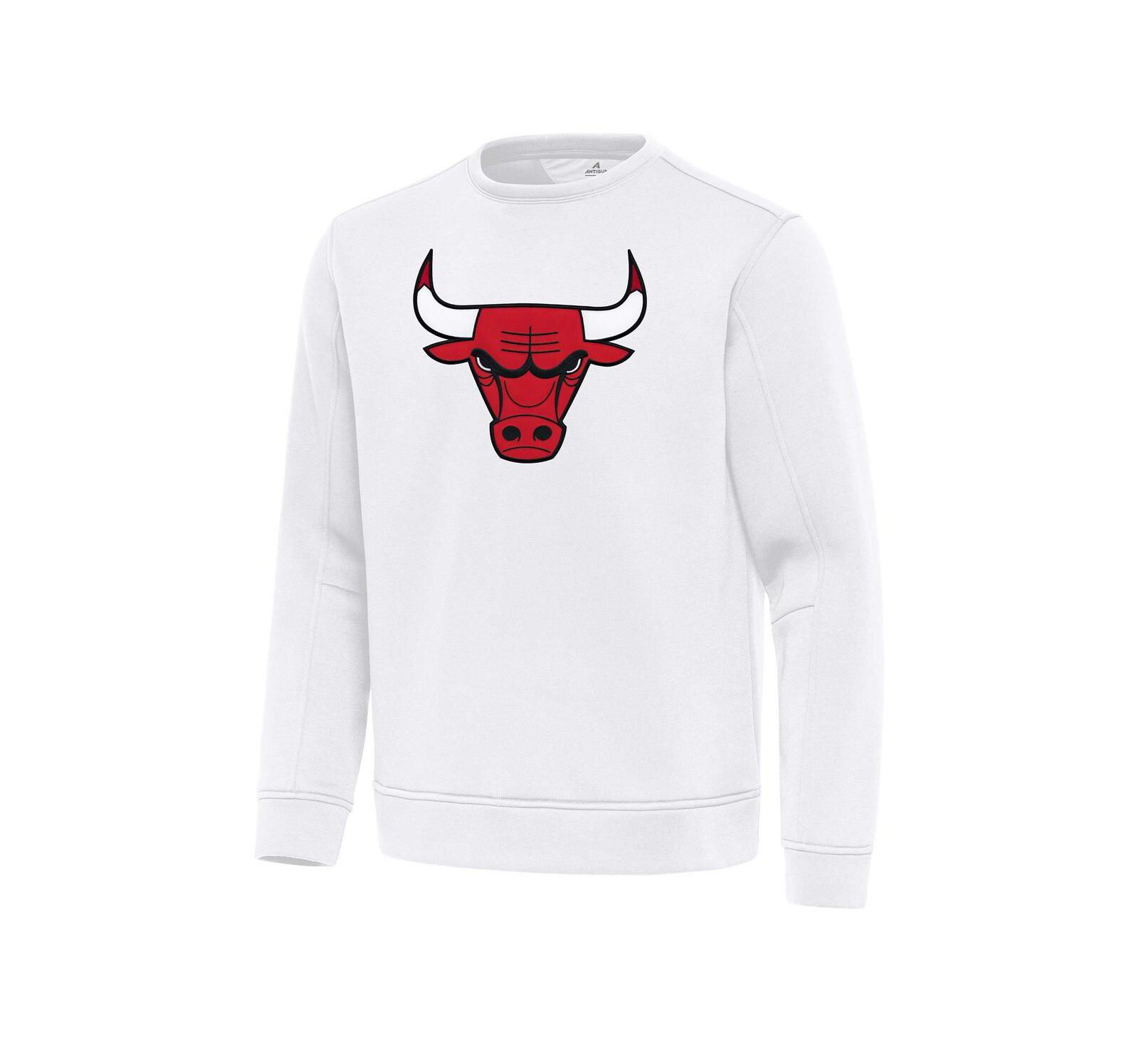 Мужское белое худи Antigua Chicago Bulls Relevant