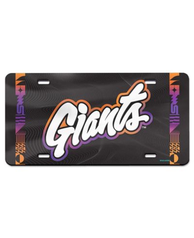 Wincraft San Francisco Giants 2025 City Connect Laser Cut Metallic acrylic License Plate