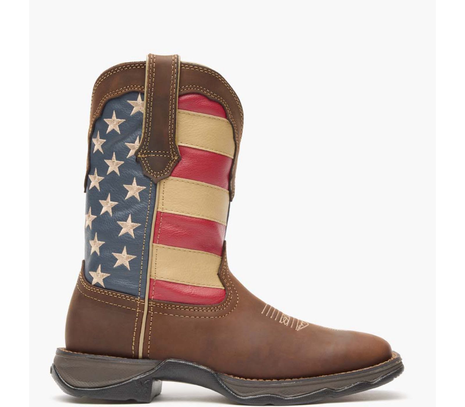 Durango Women's Lady Rebel by Patriotic Pull-On Western Flag Boot