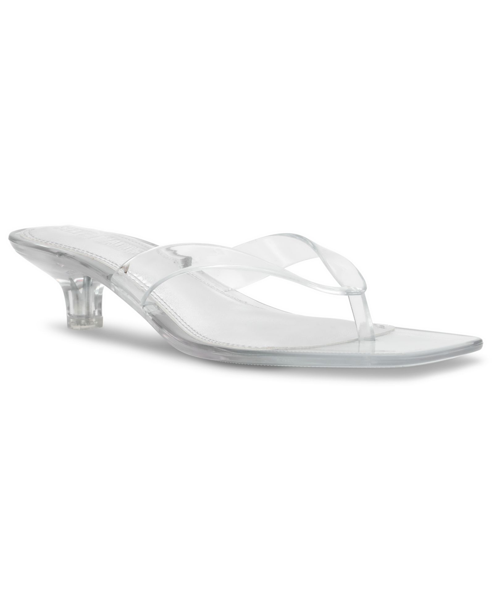 Steve Madden Women's Tracie-J Jelly Thong Kitten-Heel Sandals