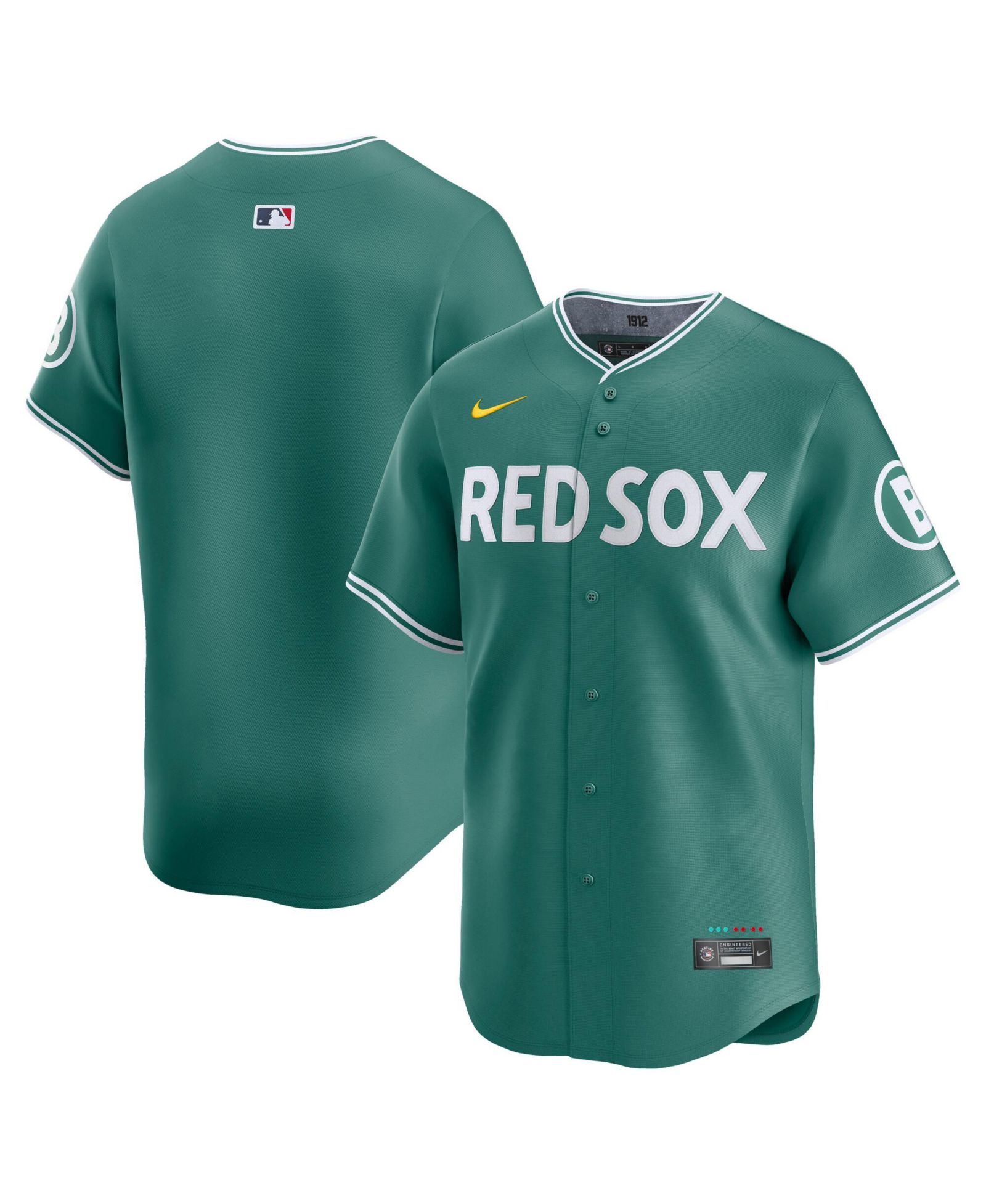 Мужское джерси Nike Green Boston Red Sox 2025 City Connect Limited