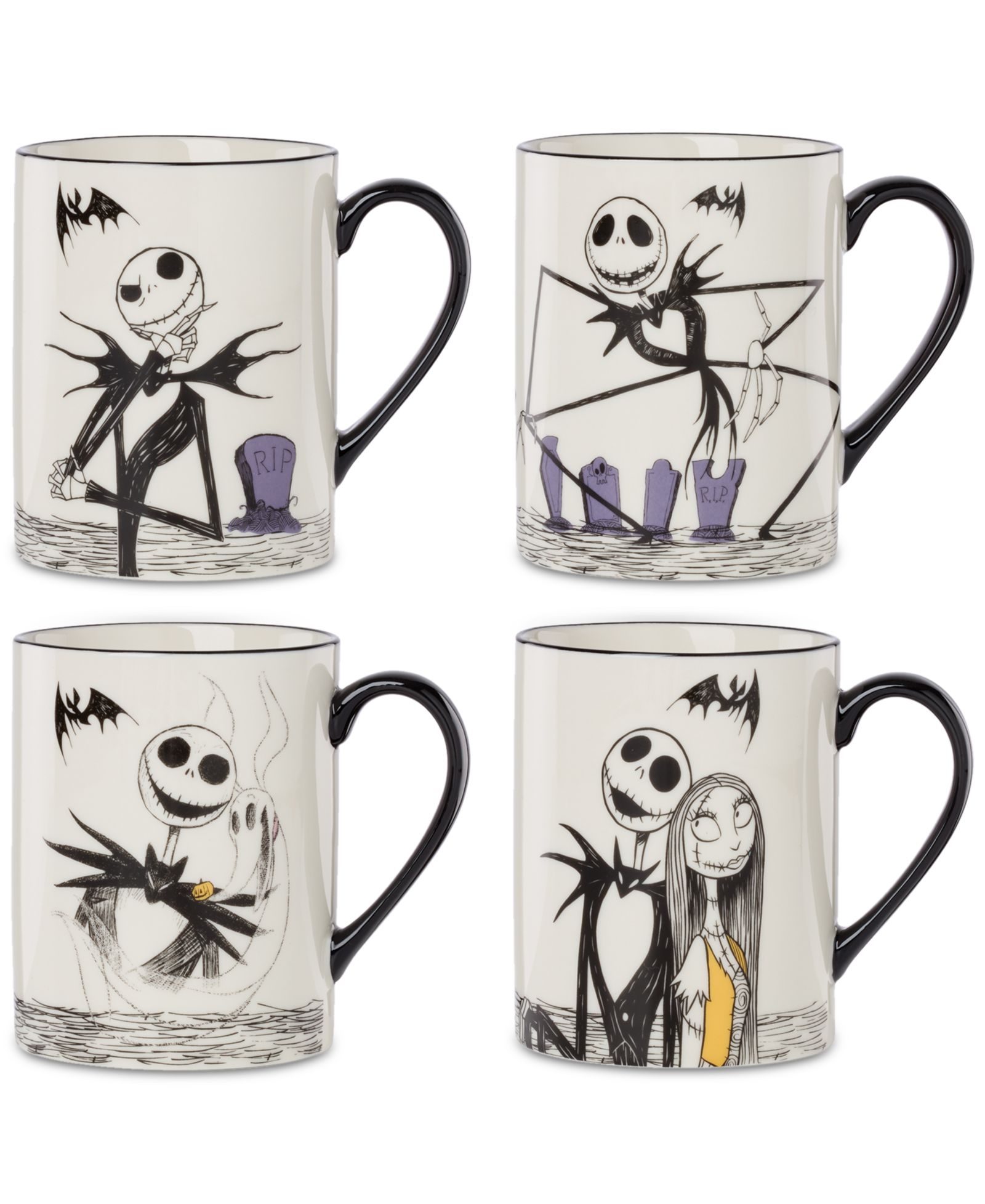 Lenox кружки Nightmare Before Christmas, набор 4 шт