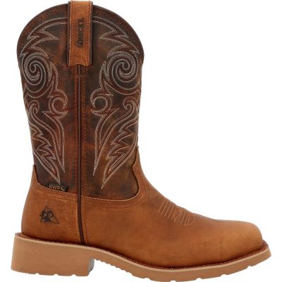 Мужские рабочие ботинки ROCKY MonoCrepe 12" Steel Toe Western Boot