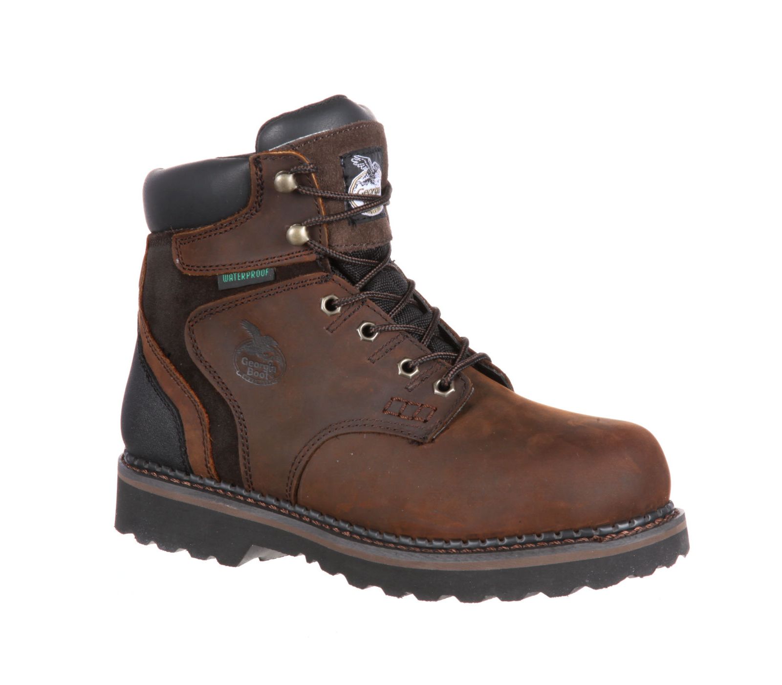 GEORGIA BOOT Men's Brookville Steel Toe Waterproof Work Boot