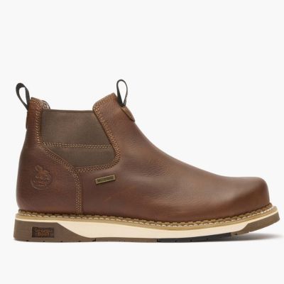 GEORGIA BOOT Мужские рабочие ботинки Chelsea AMP LT Wedge Steel Toe водонепроницаемые