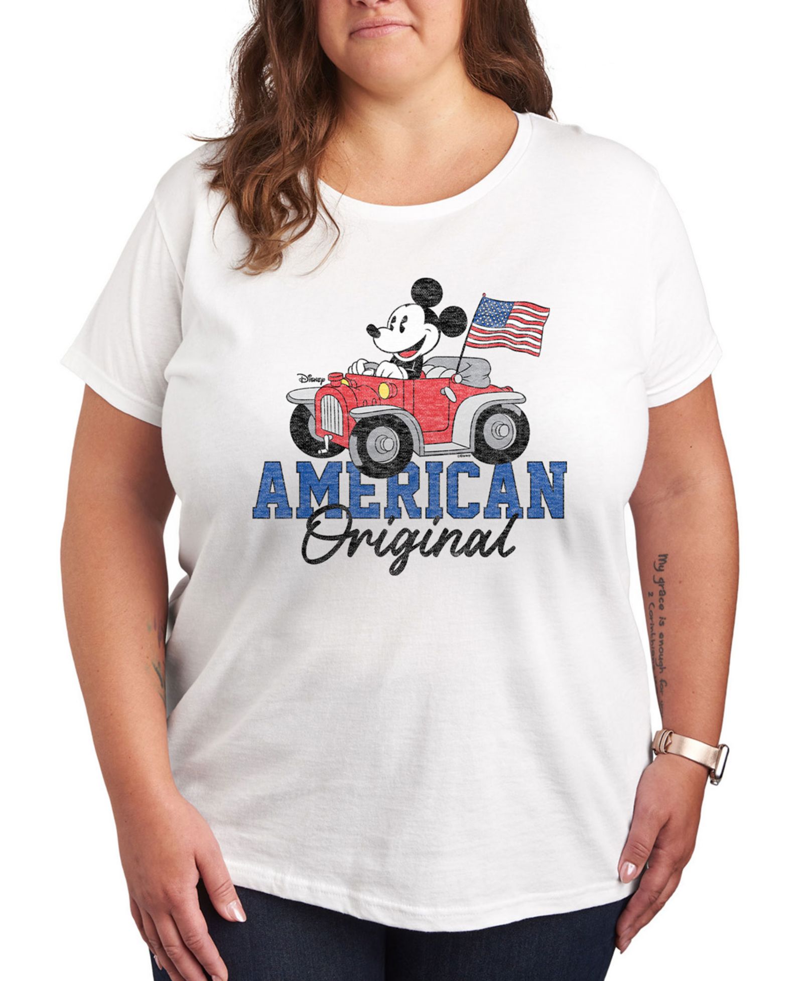 Футболка Hybrid Apparel Plus Size Disney Mickey American Original Graphic