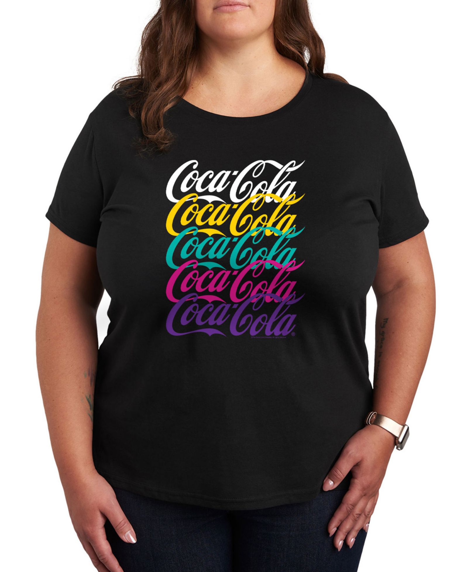 Футболка Hybrid Apparel Plus Size Coca-Cola 90's