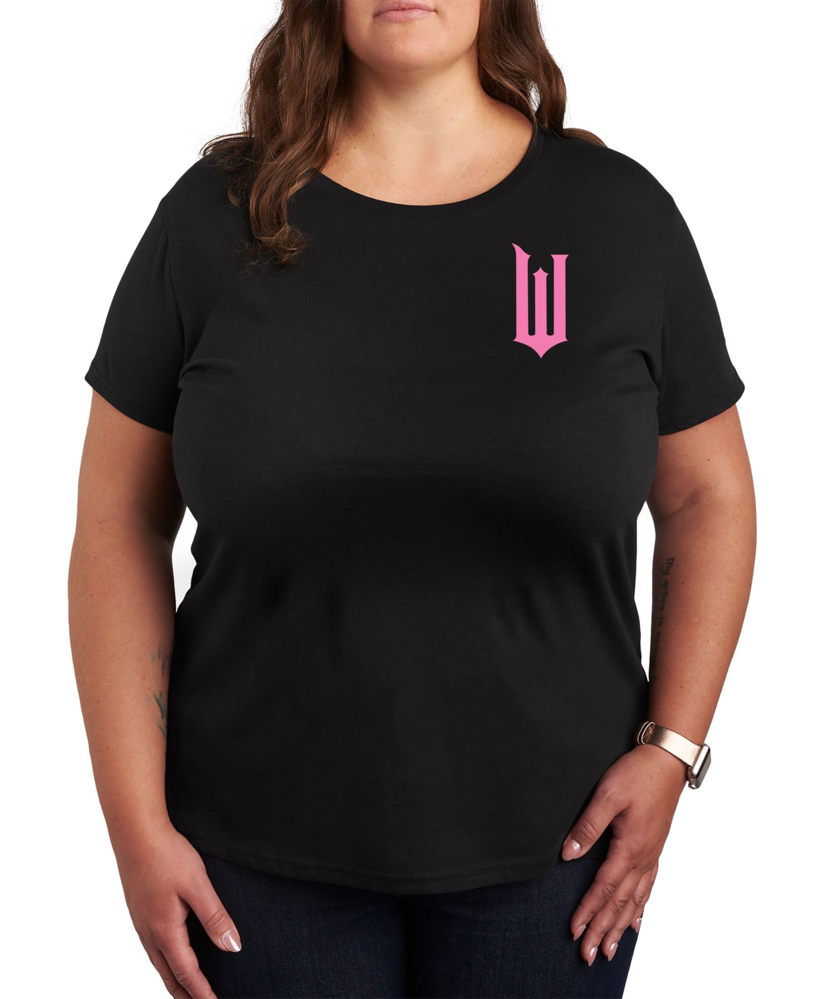 Футболка с принтиком Wicked Plus Size Hybrid Apparel