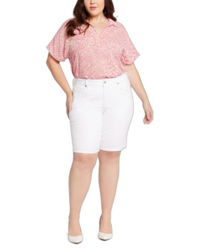 Женские джинсовые шорты NYDJ Plus Size Briella