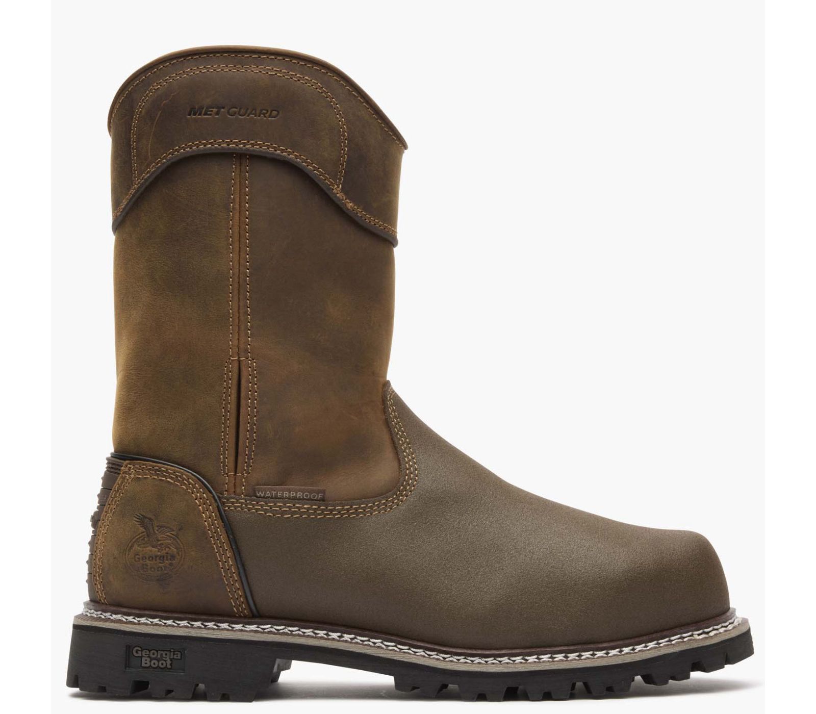 GEORGIA BOOT Men's Brute Met Guard Composite Toe Waterproof Work Boot